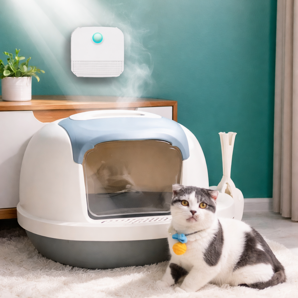 Désodorisant de litière pour chats